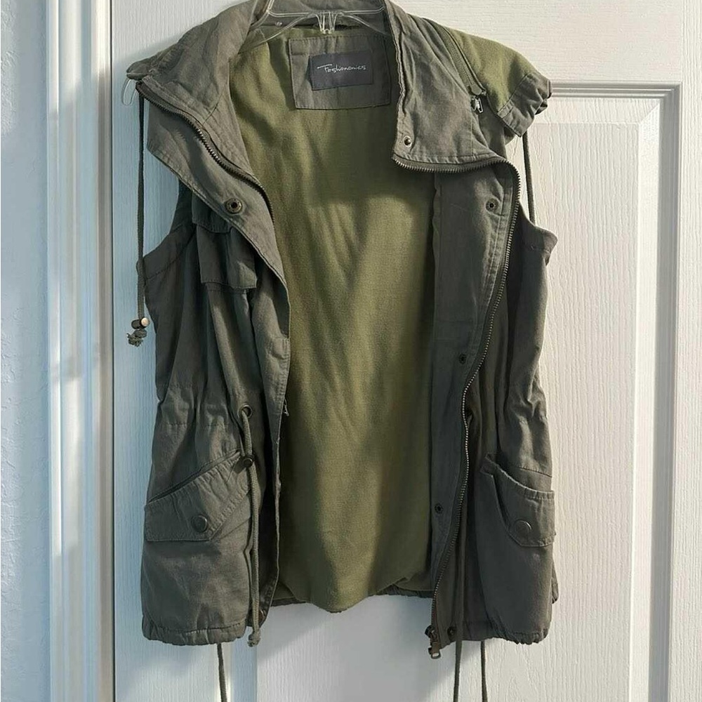 Olive Green Utility Vest